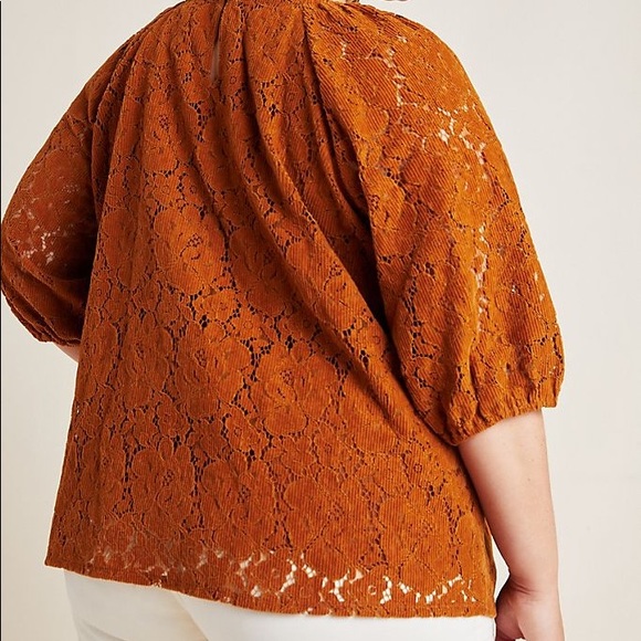 ❤️SOLD❤️ NWT Dolan Norah Floral Corduroy Blouse - Picture 4 of 4